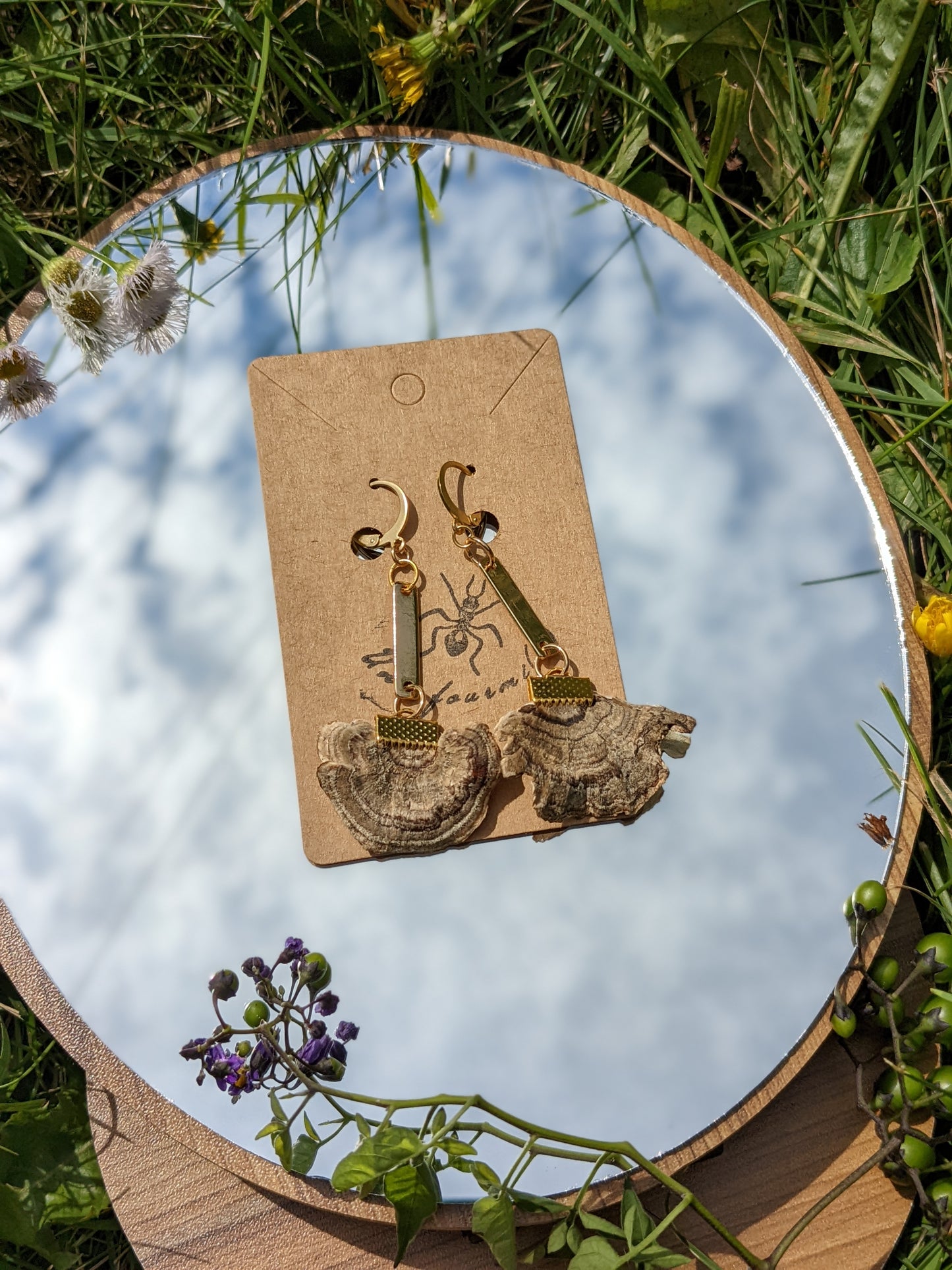 Turkey Tail Mushrooms jewelry