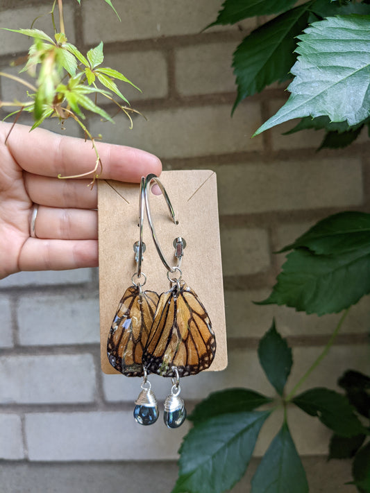 Hoop monarch wings